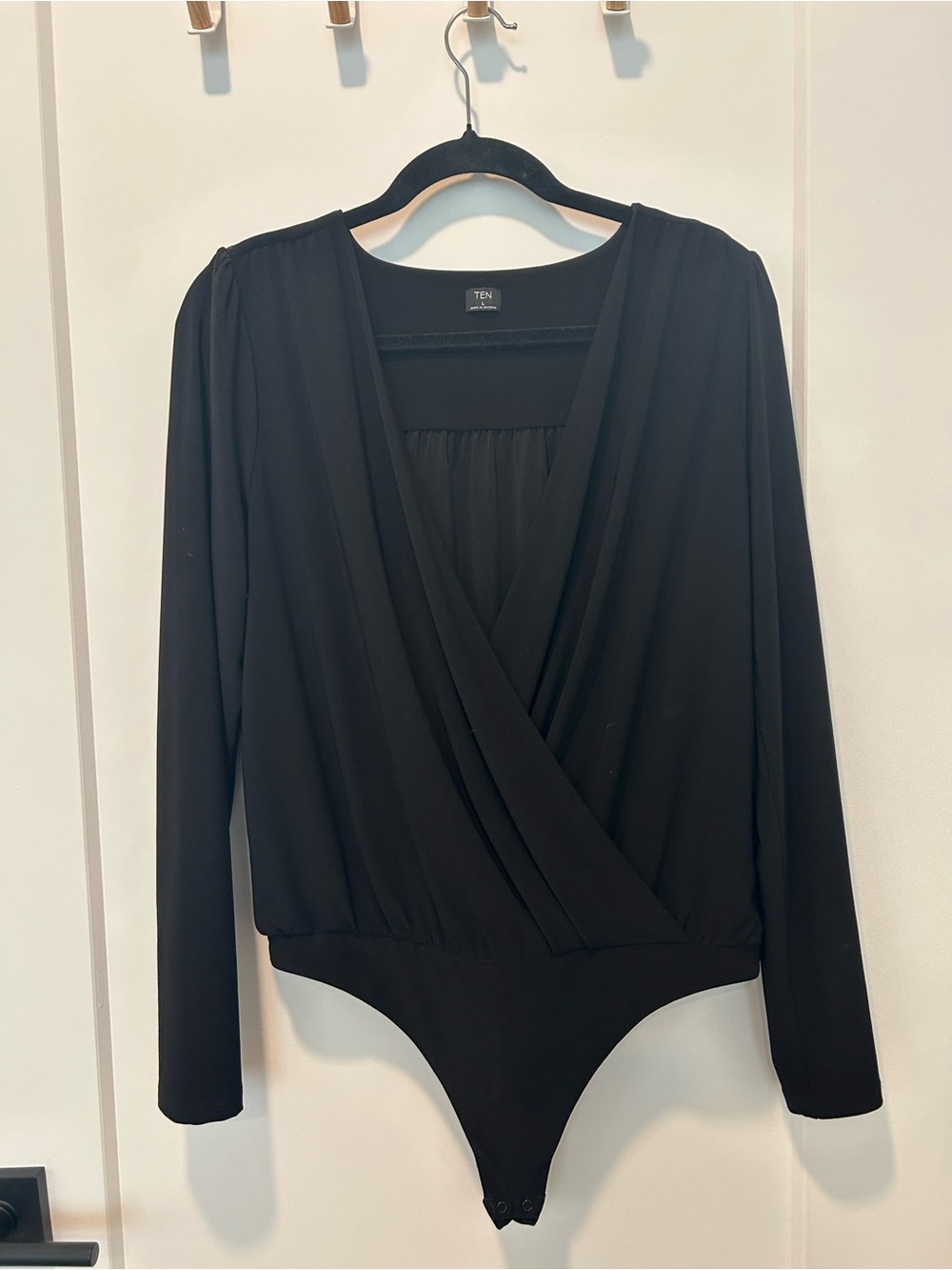 Aritzia Draped Plunge LS Bodysuit - LIKE NEW